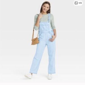 Universal Thread Light Blue Denim Overalls